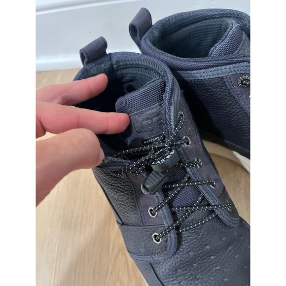 Men UGG Australia Cali Hyperion Chukka‎ Waterproof Chestnut Leather BOOTS 9 - Picture 6 of 7